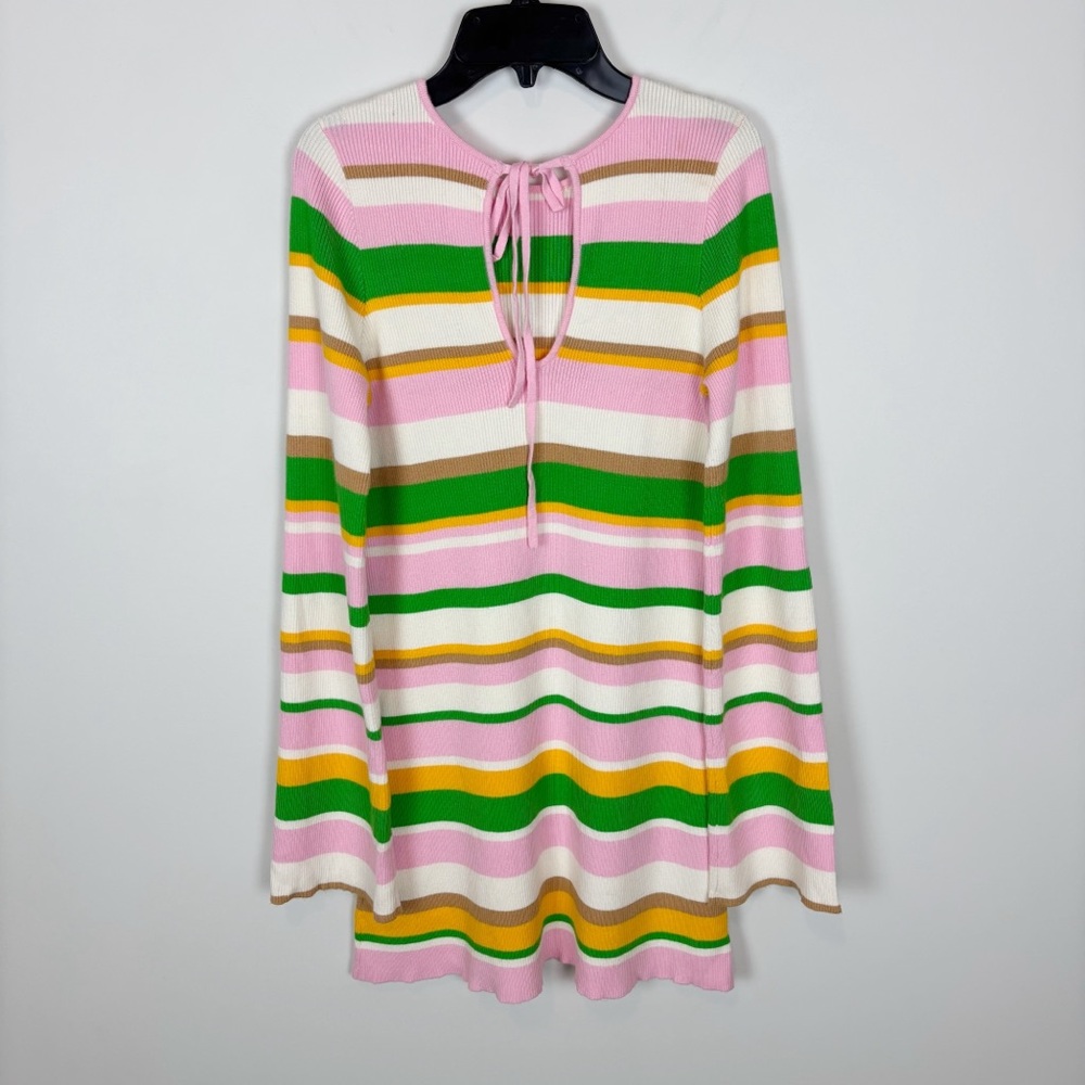 Show Me Your MuMu Away Mini Dress in Multi Rib Knit Size M - Picture 5 of 11